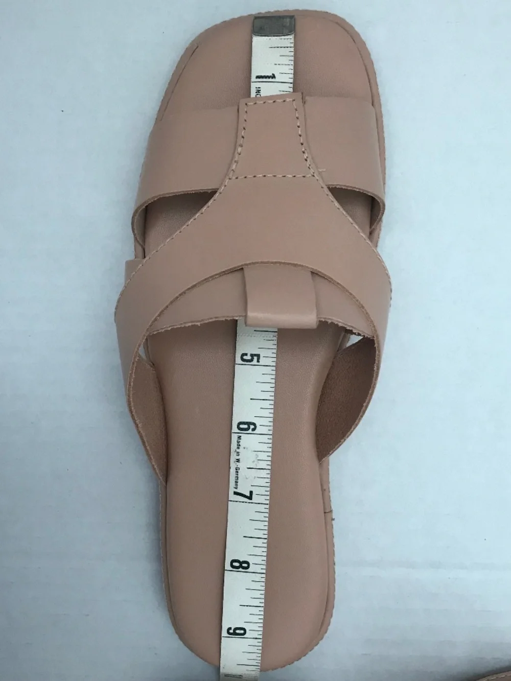 Slip On Flat Sandals BOTTERO Leather Size 7